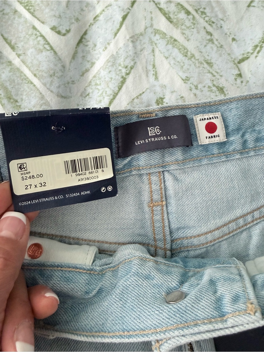 Levi’s Japanese Selvedge Plank Straight Fit Women's Jeans - Picture 11 of 16